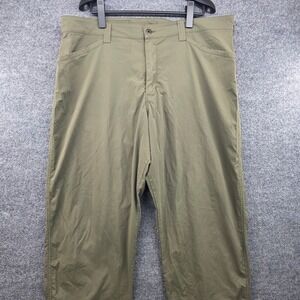 GORUCK Simple Pants Hulk Fit 40x32 Olive Dark Green Made in USA ToughDry Mens